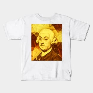 Percivall Pott Golden Portrait | Percivall Pott Artwork 8 Kids T-Shirt